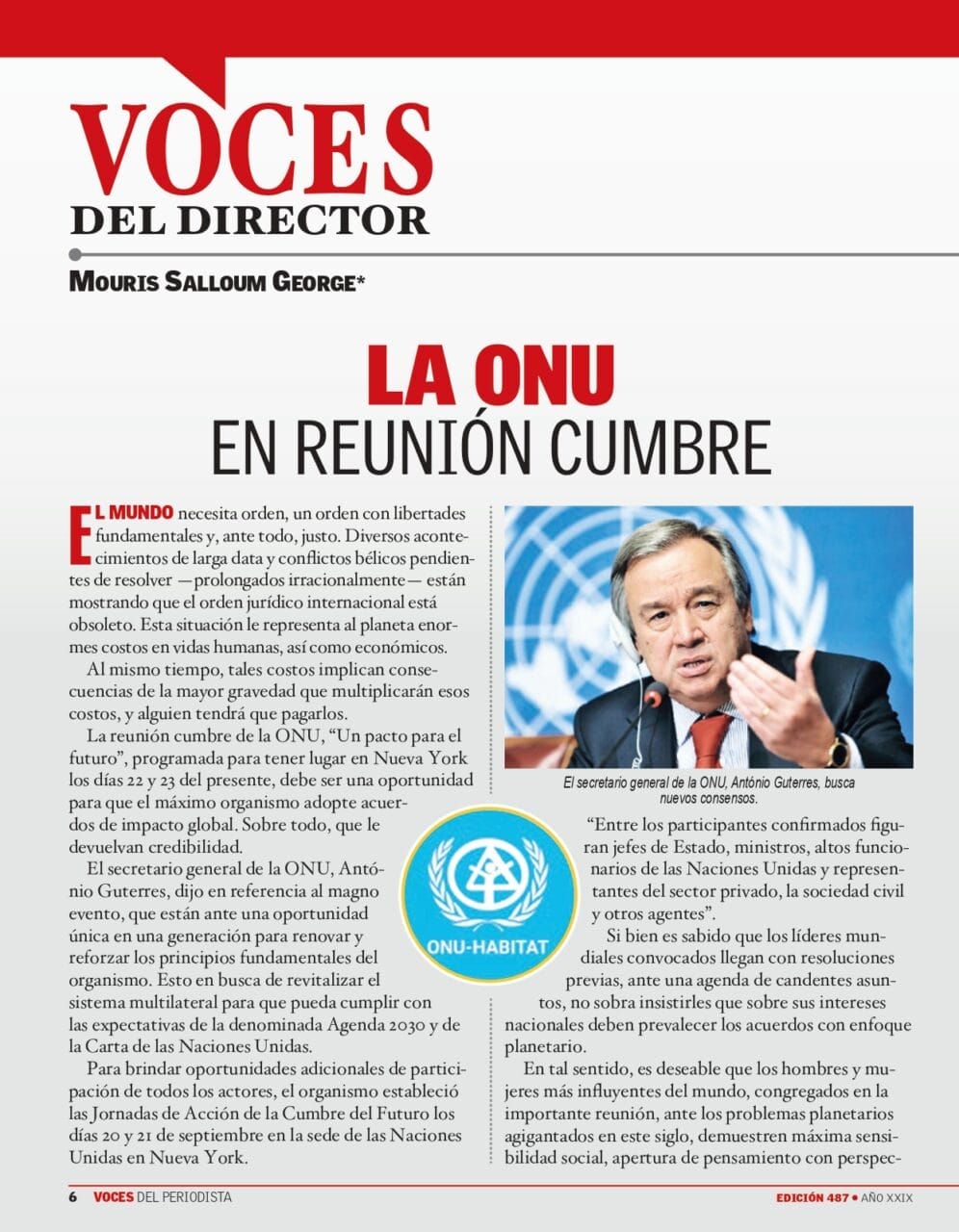 voces del periodista