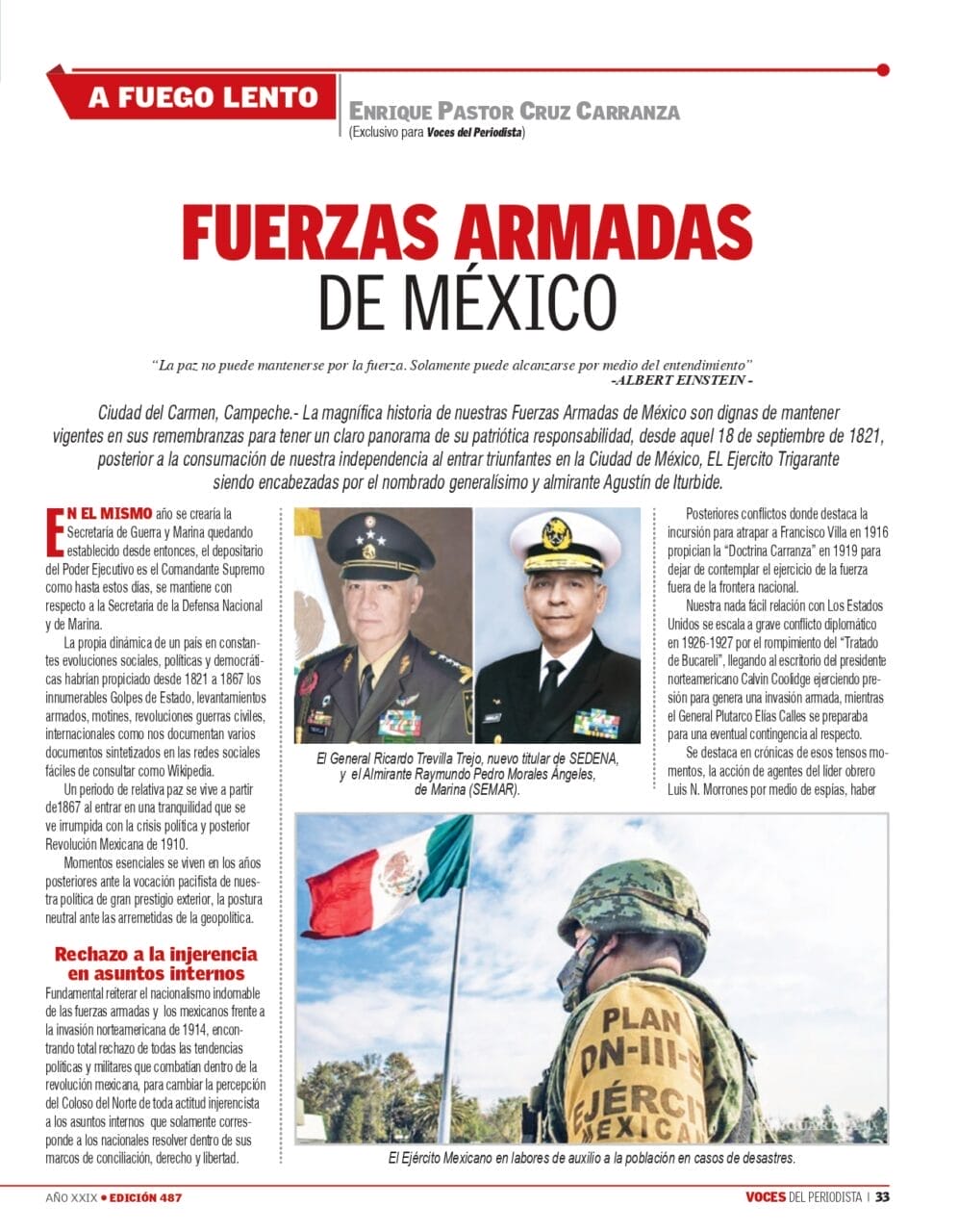 voces del periodista