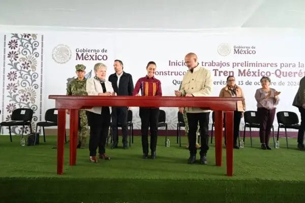 Inician los trabajos preliminares para la construcción del Tren México-Querétaro queretaro