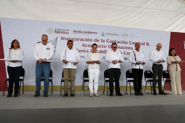 Inauguran la Planta Potabilizadora “El Carrizal II” en Tabasco conferencia