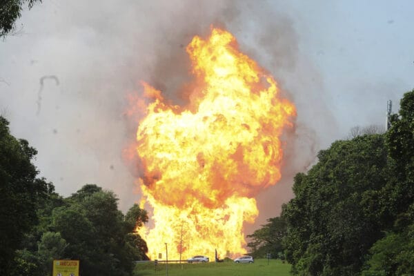 explosión